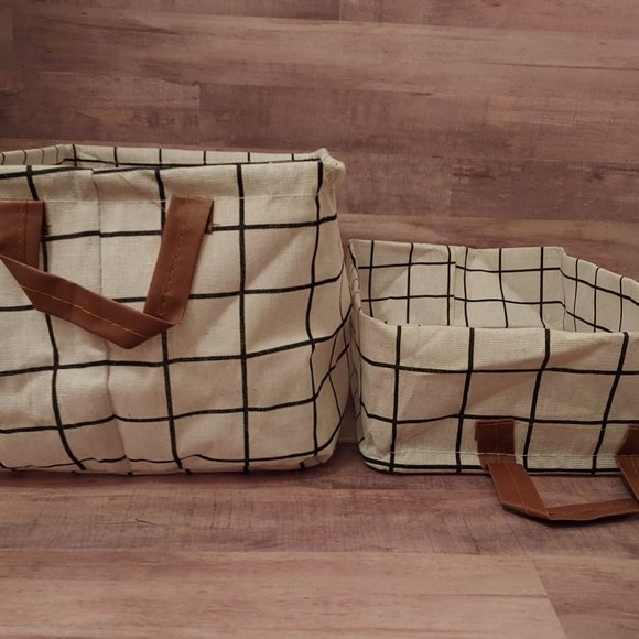 *1 DAY SALE* (3) Collapsible Foldable Sizeable Organization Storage Bins Baskets - Picture 16 of 16